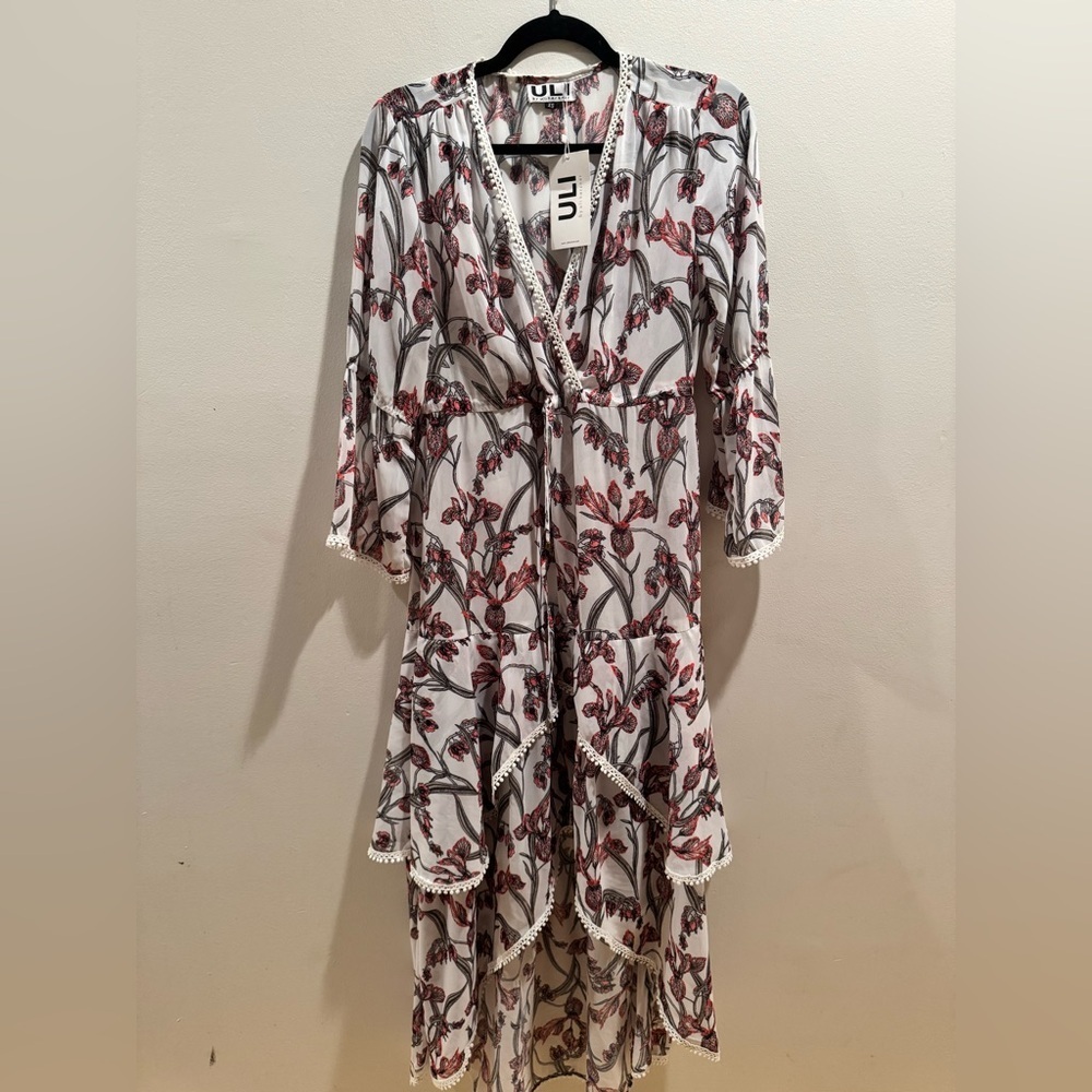 Nwt Uli Herzner Iris Floral Dress Xs